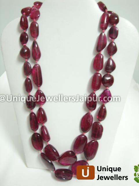 Rubylite Plain Nugget Beads